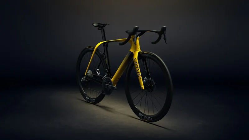 HPS WattAssist e-bike, the Lotus Type 136, on a dark studio background.